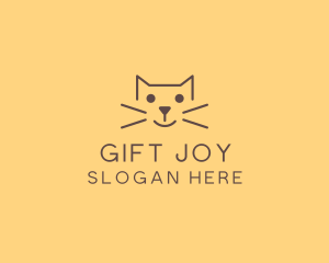 Pet Cat Veterinary logo design