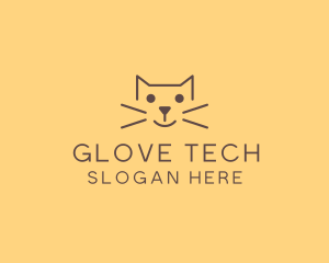 Pet Cat Veterinary logo design