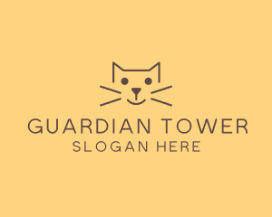 Pet Cat Veterinary logo design