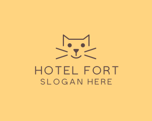 Pet Cat Veterinary logo design