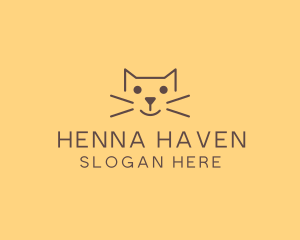 Pet Cat Veterinary logo design