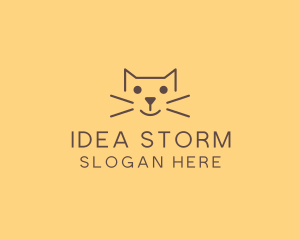 Pet Cat Veterinary logo design