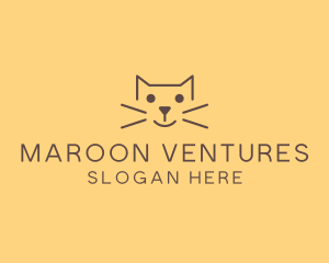 Pet Cat Veterinary logo design