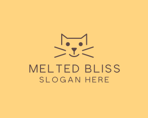 Pet Cat Veterinary logo design