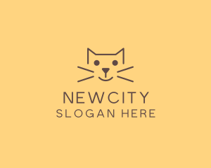 Pet Cat Veterinary logo design