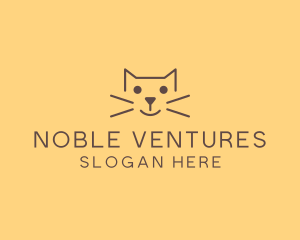 Pet Cat Veterinary logo design