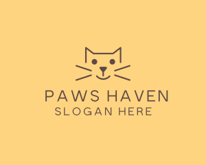 Pet Cat Veterinary logo design