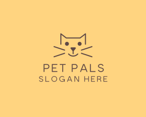 Pet Cat Veterinary logo design