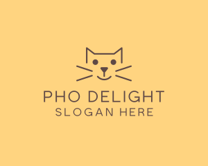 Pet Cat Veterinary logo design