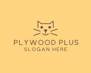 Pet Cat Veterinary logo design