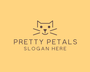 Pet Cat Veterinary logo design