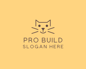 Pet Cat Veterinary logo design