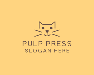 Pet Cat Veterinary logo design