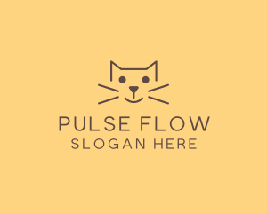 Pet Cat Veterinary logo design