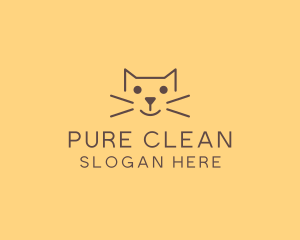 Pet Cat Veterinary logo design