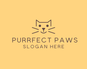 Cat - Pet Cat Veterinary logo design