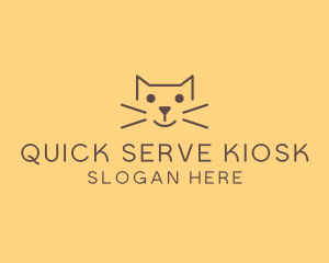 Pet Cat Veterinary logo design