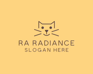 Pet Cat Veterinary logo design