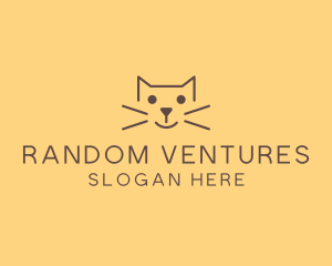 Pet Cat Veterinary logo design