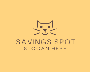 Pet Cat Veterinary logo design