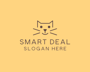 Pet Cat Veterinary logo design