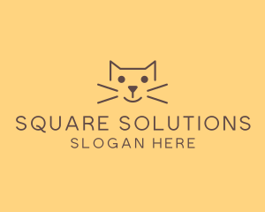 Pet Cat Veterinary logo design