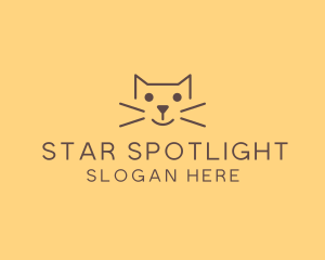 Pet Cat Veterinary logo design