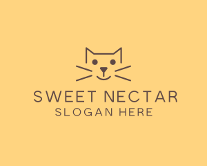 Pet Cat Veterinary logo design