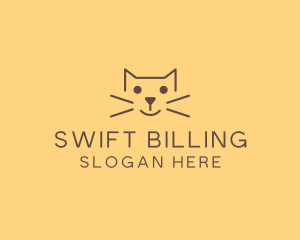 Pet Cat Veterinary logo design