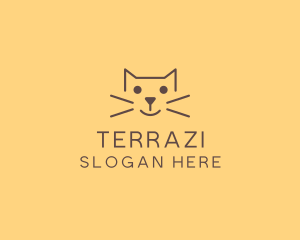 Pet Cat Veterinary logo design