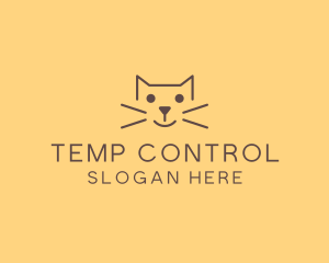 Pet Cat Veterinary logo design