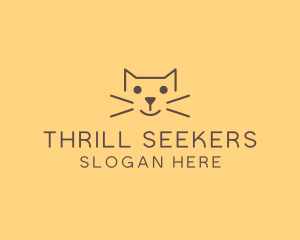 Pet Cat Veterinary logo design