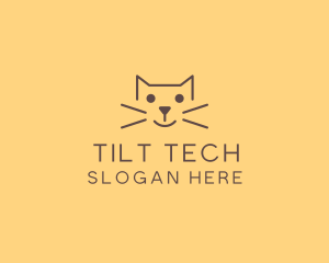 Pet Cat Veterinary logo design