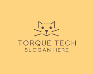 Pet Cat Veterinary logo design