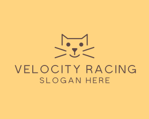 Pet Cat Veterinary logo design