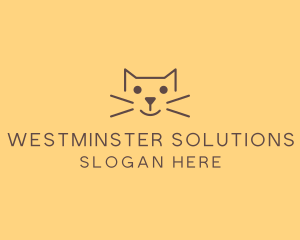 Pet Cat Veterinary logo design