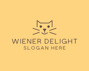 Pet Cat Veterinary logo design