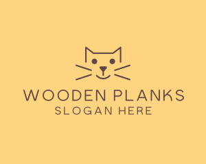 Pet Cat Veterinary logo design