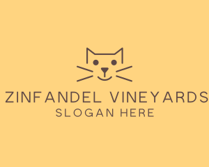 Pet Cat Veterinary logo design