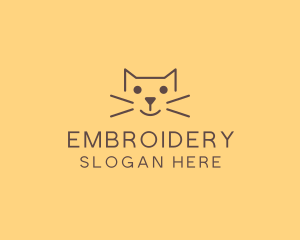 Pet Cat Veterinary logo design