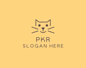 Pet Cat Veterinary logo design