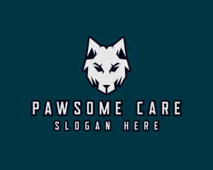 Wolf Hound Vet logo design