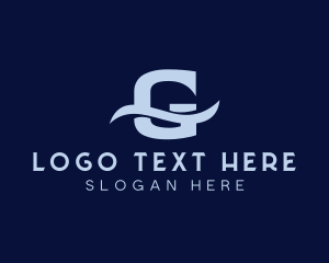 Generic Swoosh Brand Letter G Logo