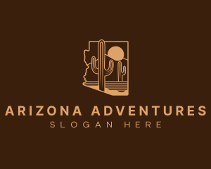 Arizona - Arizona Cactus Desert logo design