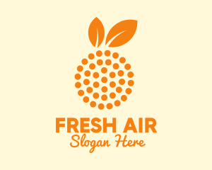 Orange Fruit Dots  logo design