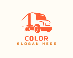 Automobile - Express Transportation Truck logo design