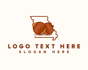 Map - Missouri Chestnut Seed logo design