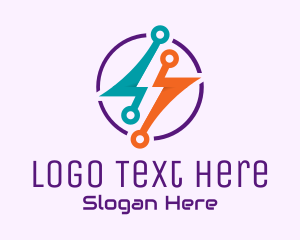 Tech - Electrical Energy Tech logo design