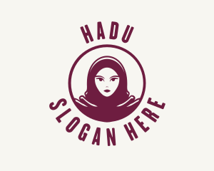 Hijab Woman Fashion Logo