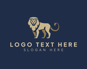 Abstract - Finance Lion Business Growth logo design